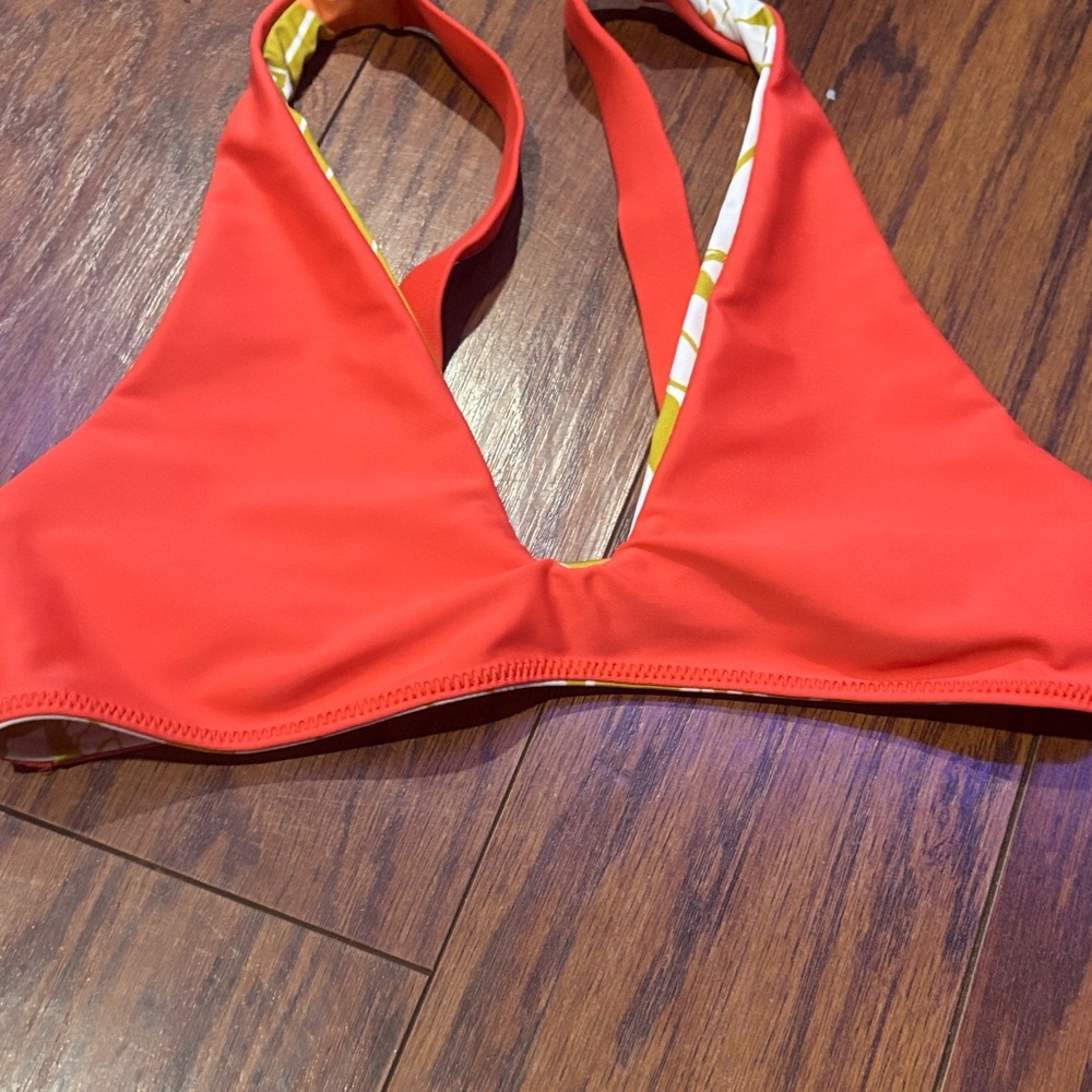 Red Women's Swim Top